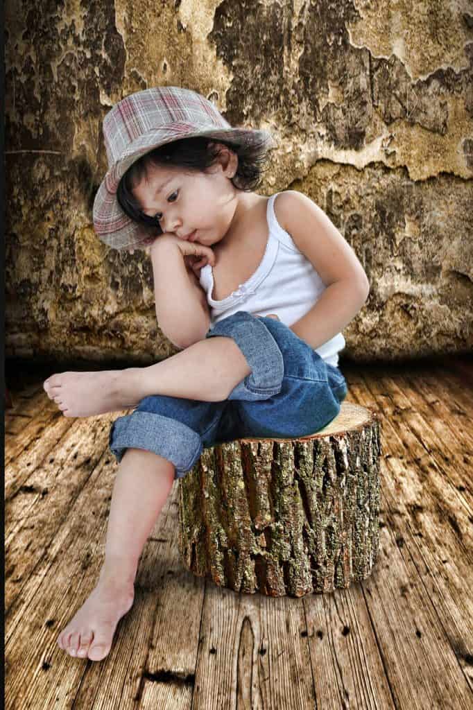 children, loneliness, model